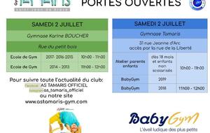 PORTES OUVERTES Atelier Parent/enfant et Baby Gym
