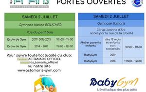 PORTES OUVERTES Ecole de Gym